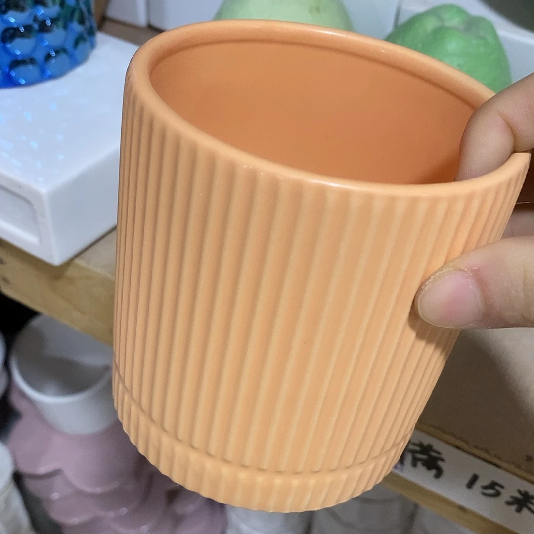 陶杯子陶盆有孔 瑕疵介意勿拍