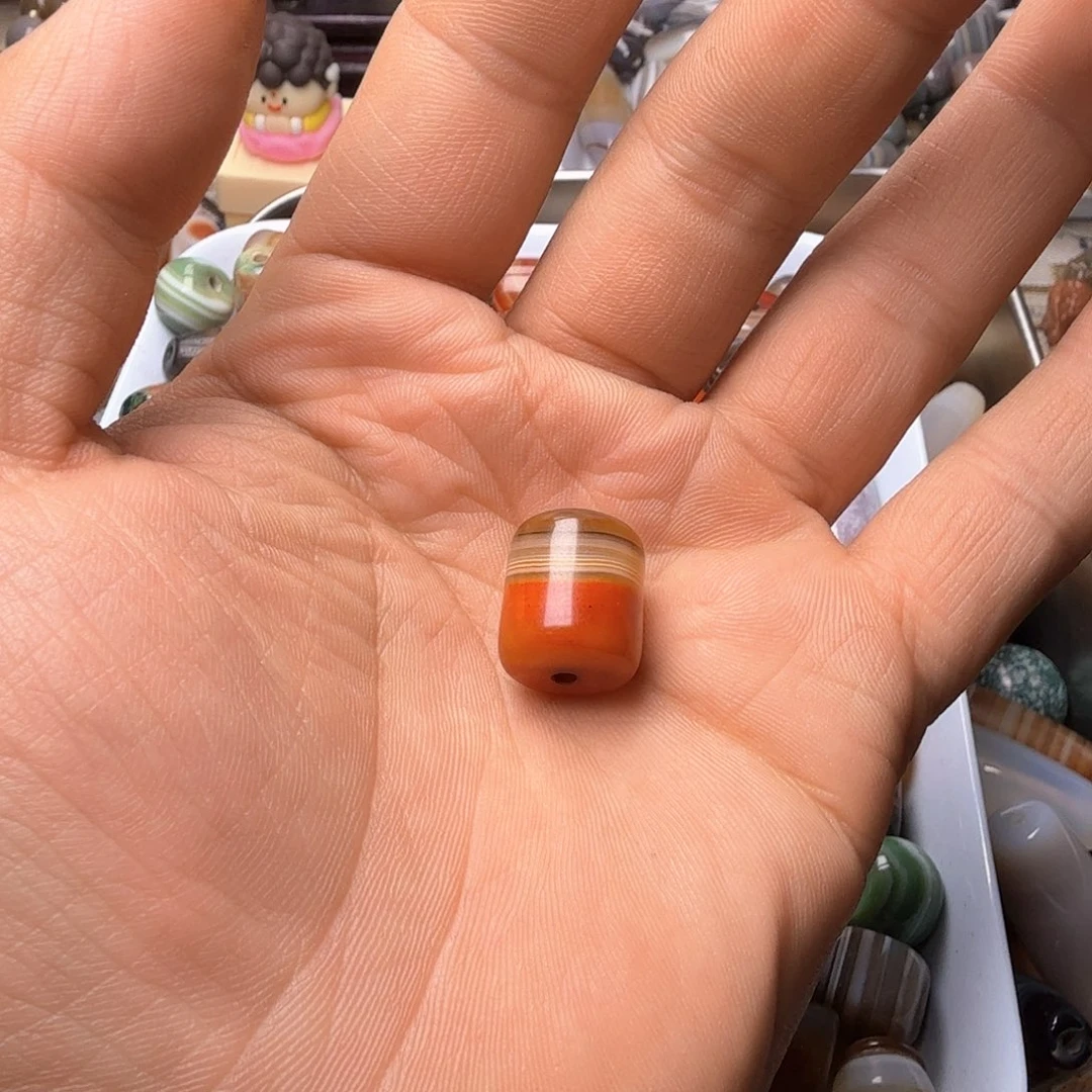 玛瑙/玉髓颈饰合金蓝****液