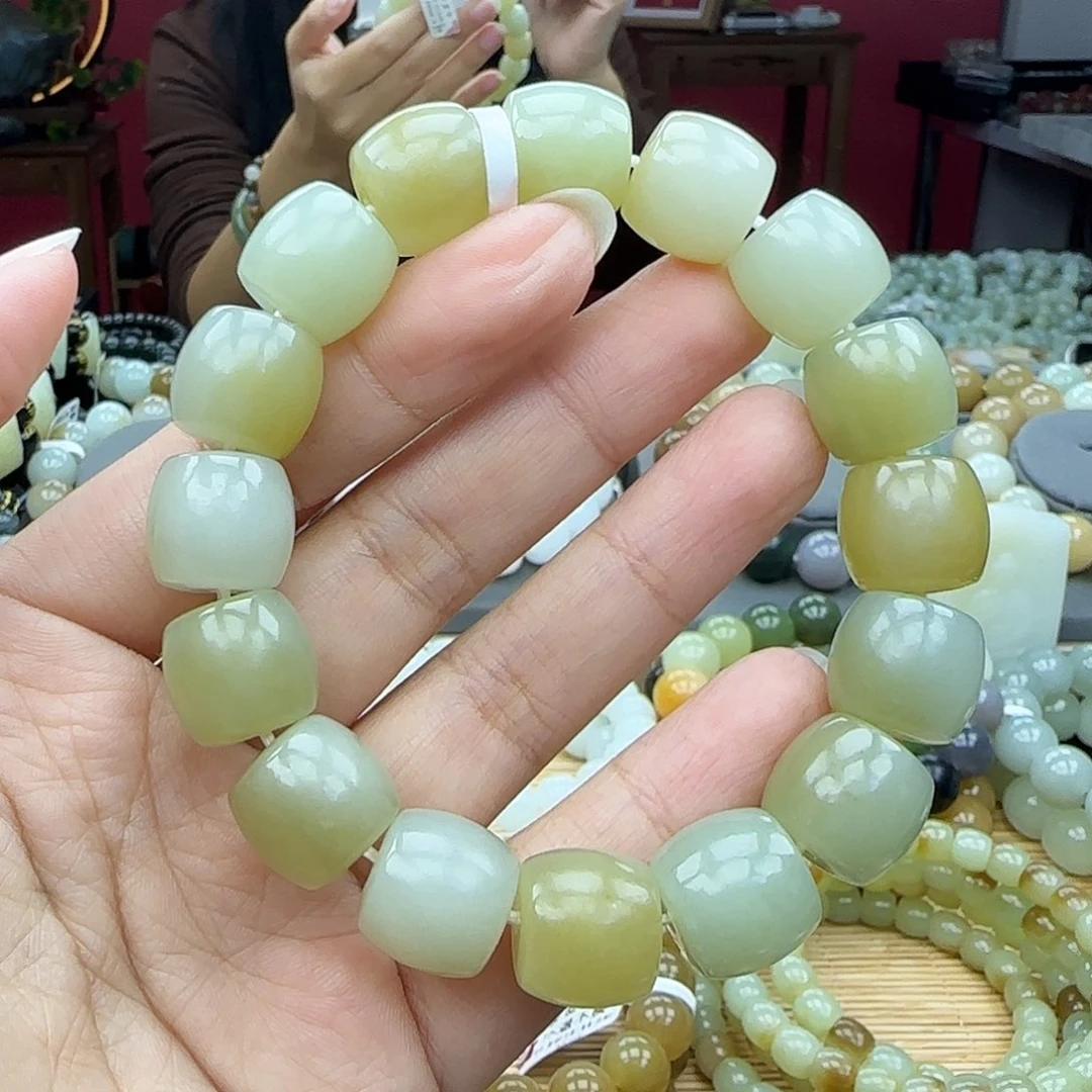 和田玉手串未镶嵌