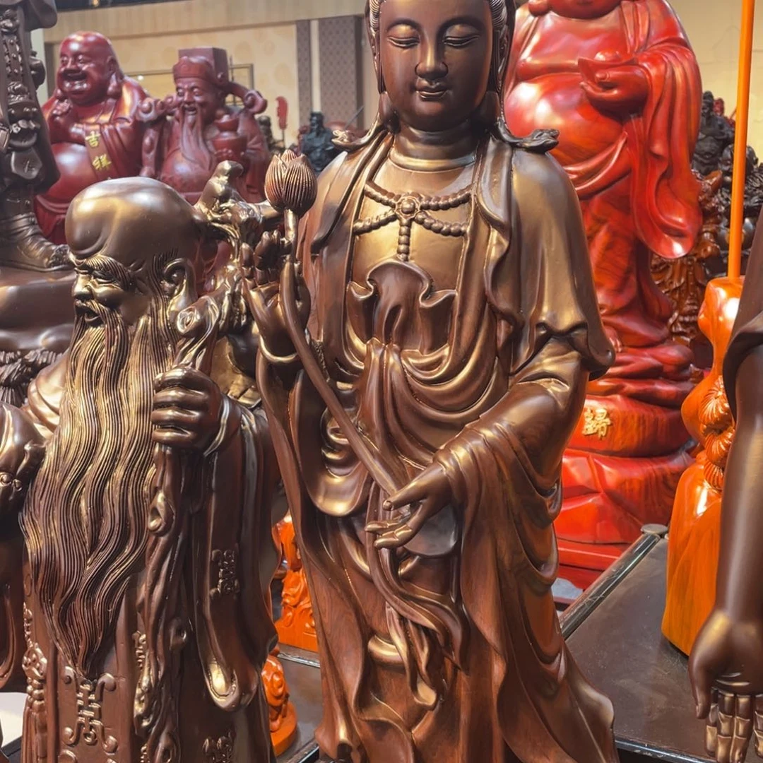 雨***後一米的黑檀木观音