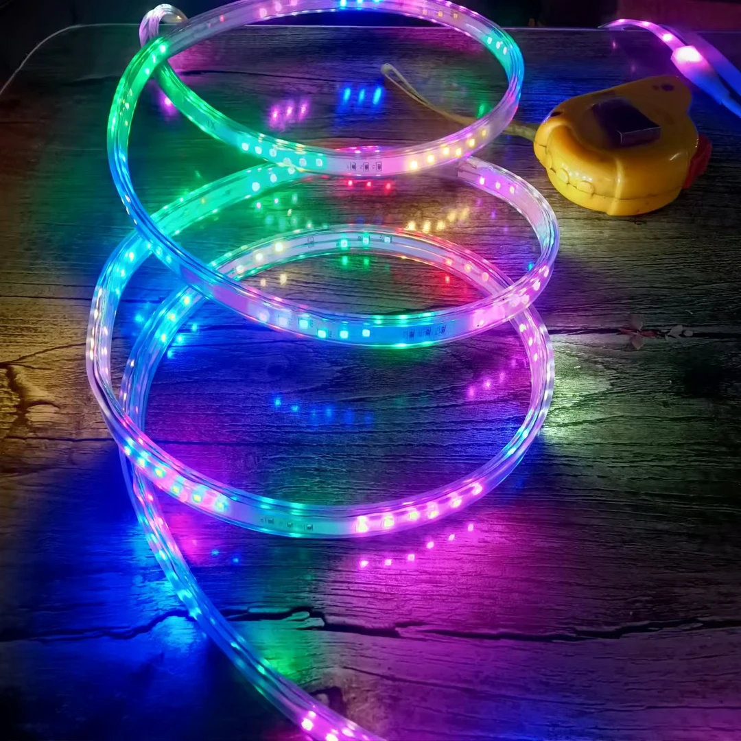 两面亮灯带跑马灯超亮防水阳台客厅户外装饰灯防冻灯条