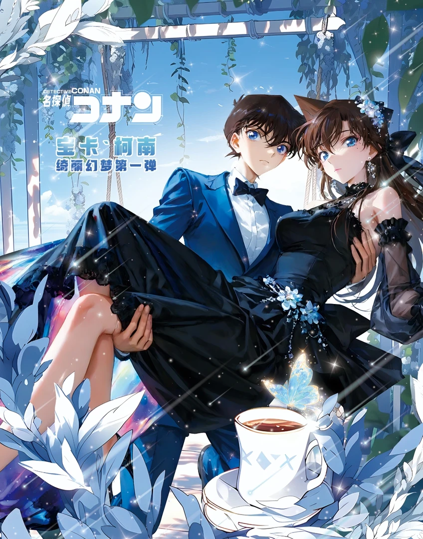 老王【实力强拆】宝卡【名侦探柯南—绮丽幻梦】A5 大卡色纸 国卡二创