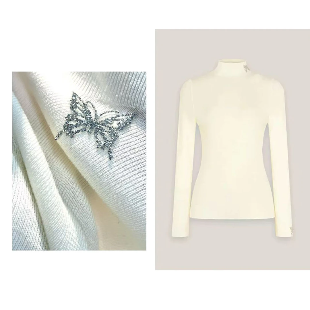 JY2024新款秋冬时尚休闲舒适修身羊毛打底衫JY24558