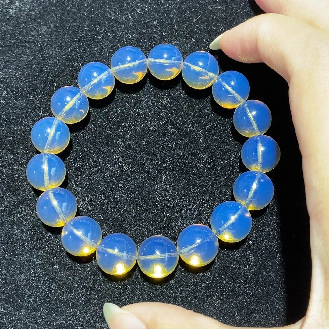 蓝珀未镶嵌珠宝奇石12MM S级
