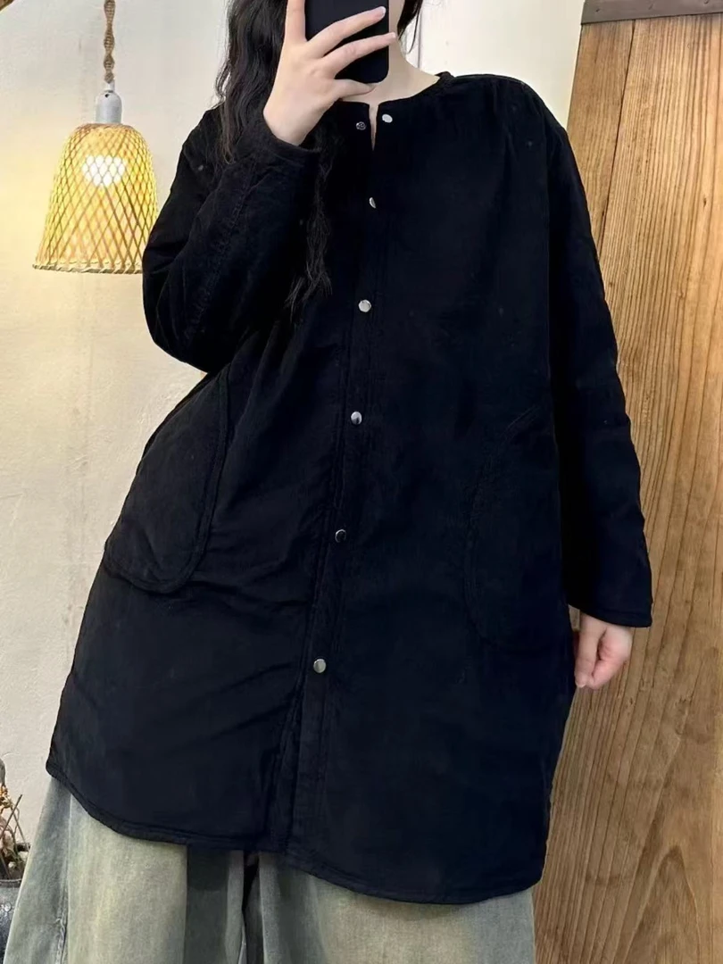 D 细灯芯绒棉服柔软舒适百搭