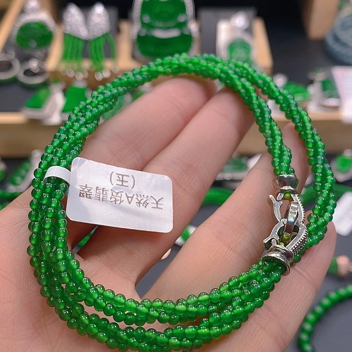 颈饰未镶嵌翡翠翡翠项链