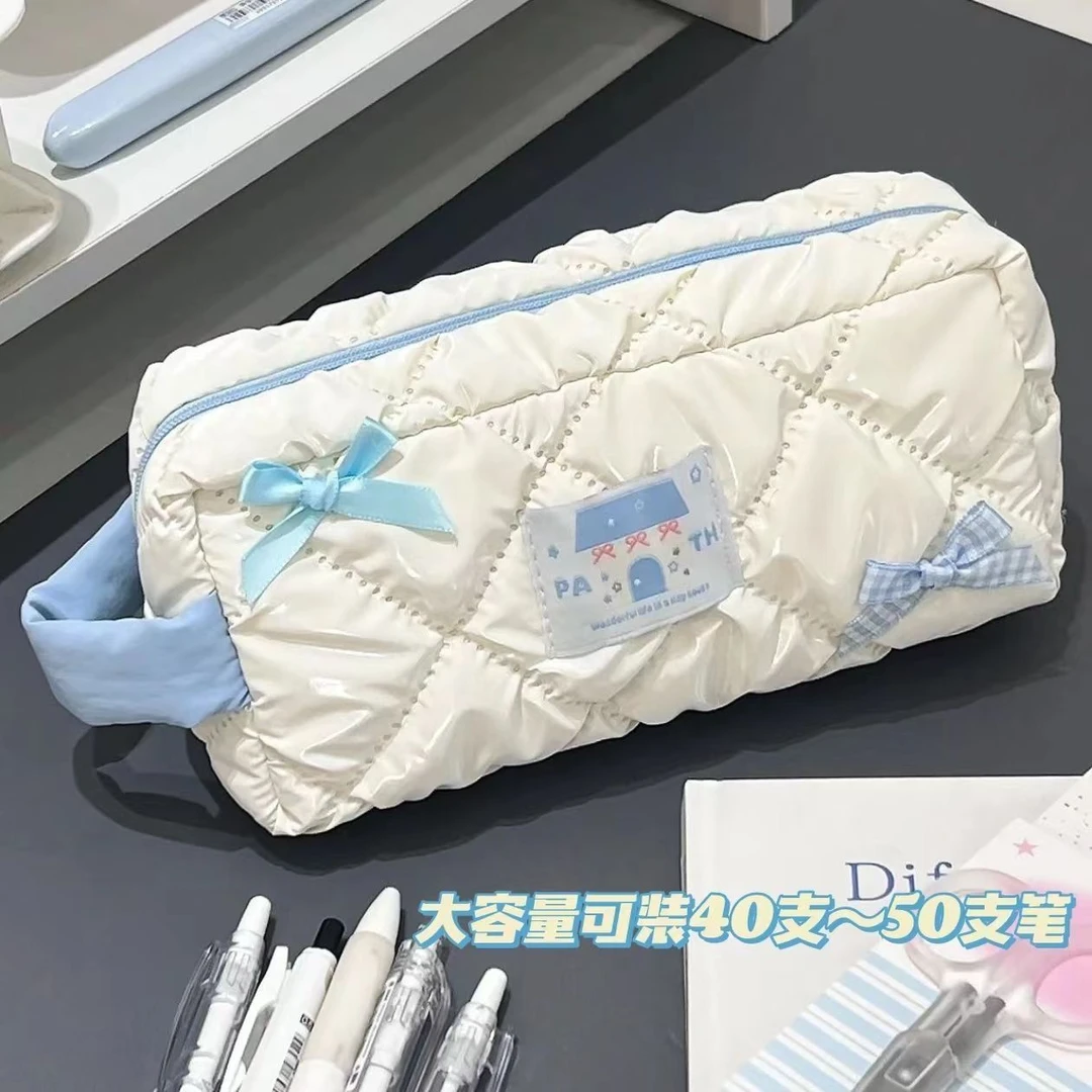 浅蓝之梦可爱少女心ins风高颜值文具袋卡通铅笔袋少女心大容量LW
