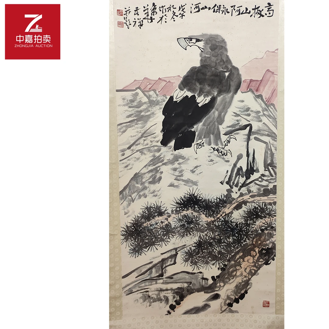 2-3-8 006lkc绘画立轴高136x68