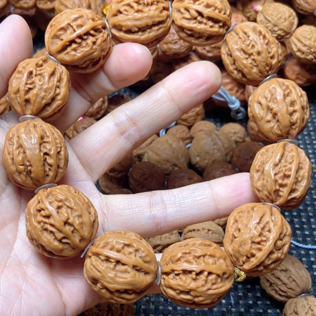 桃核手串八棱手串