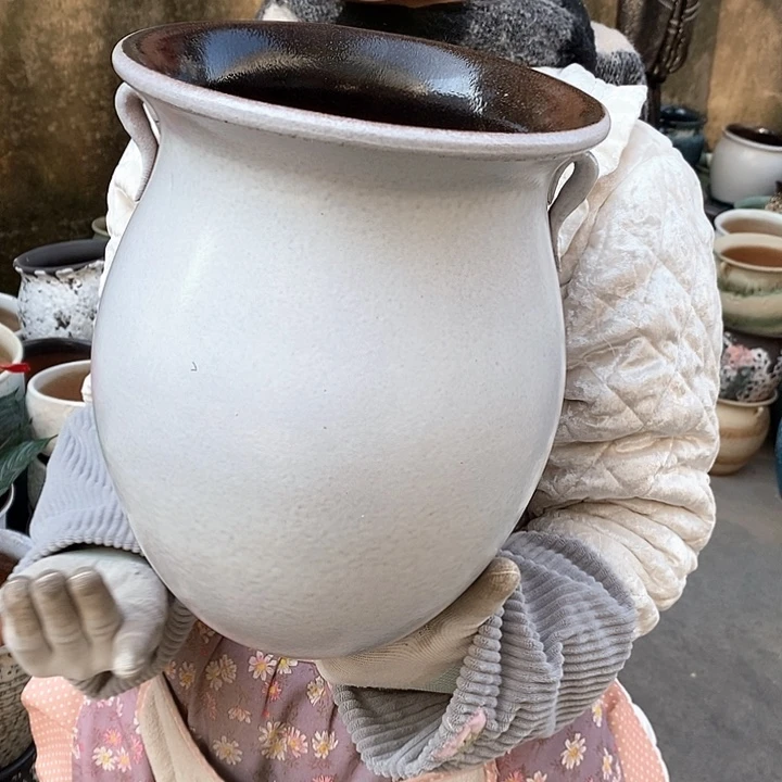 紫砂花盆正品口20高27