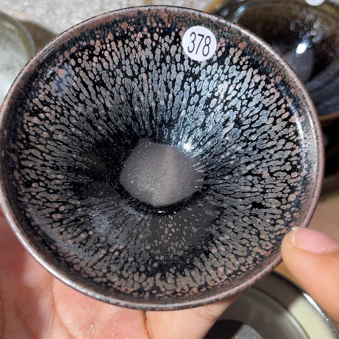 茶盏义兴龙窑坚持真柴微瑕