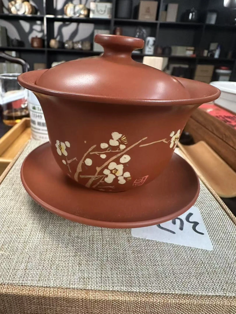 紫陶：盖碗单色 03472