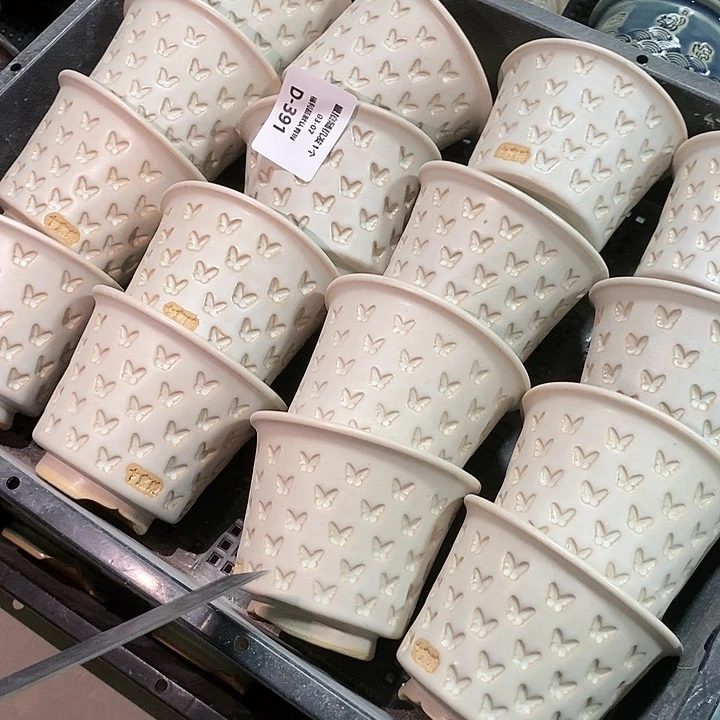 七里烧花盆3-7-392口径7