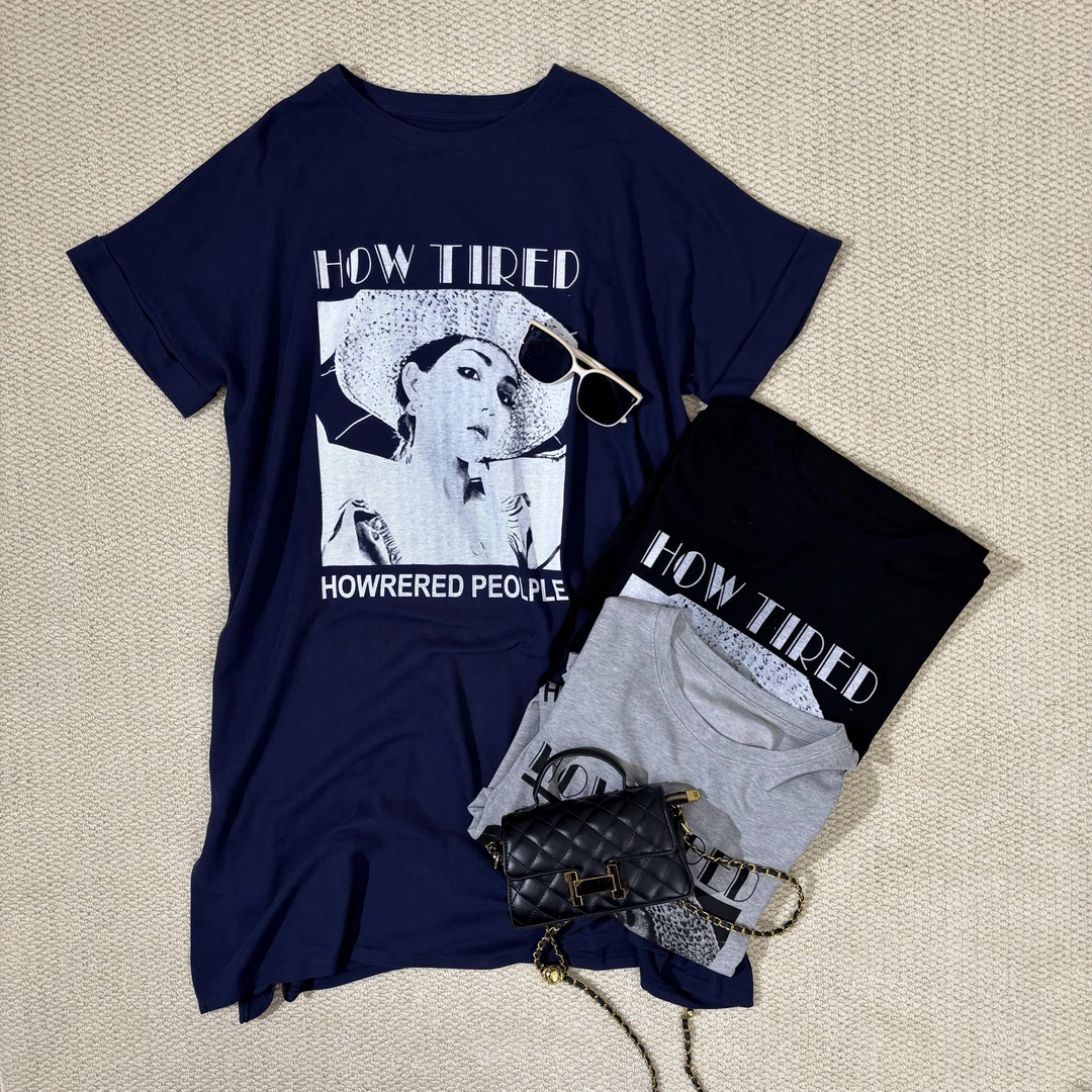 小韩日记【怀旧风潮】连衣裙时尚休闲夏季印花圆领女士舒适百搭102