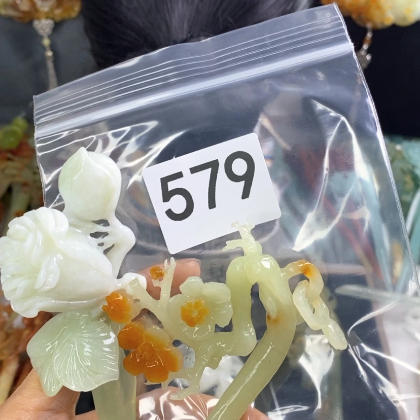 【闪购商品】岫玉发饰合金幸**神