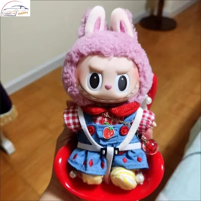 可爱香薰娃娃Labubu公仔座椅汽车出风口装饰车内饰品车载摆件