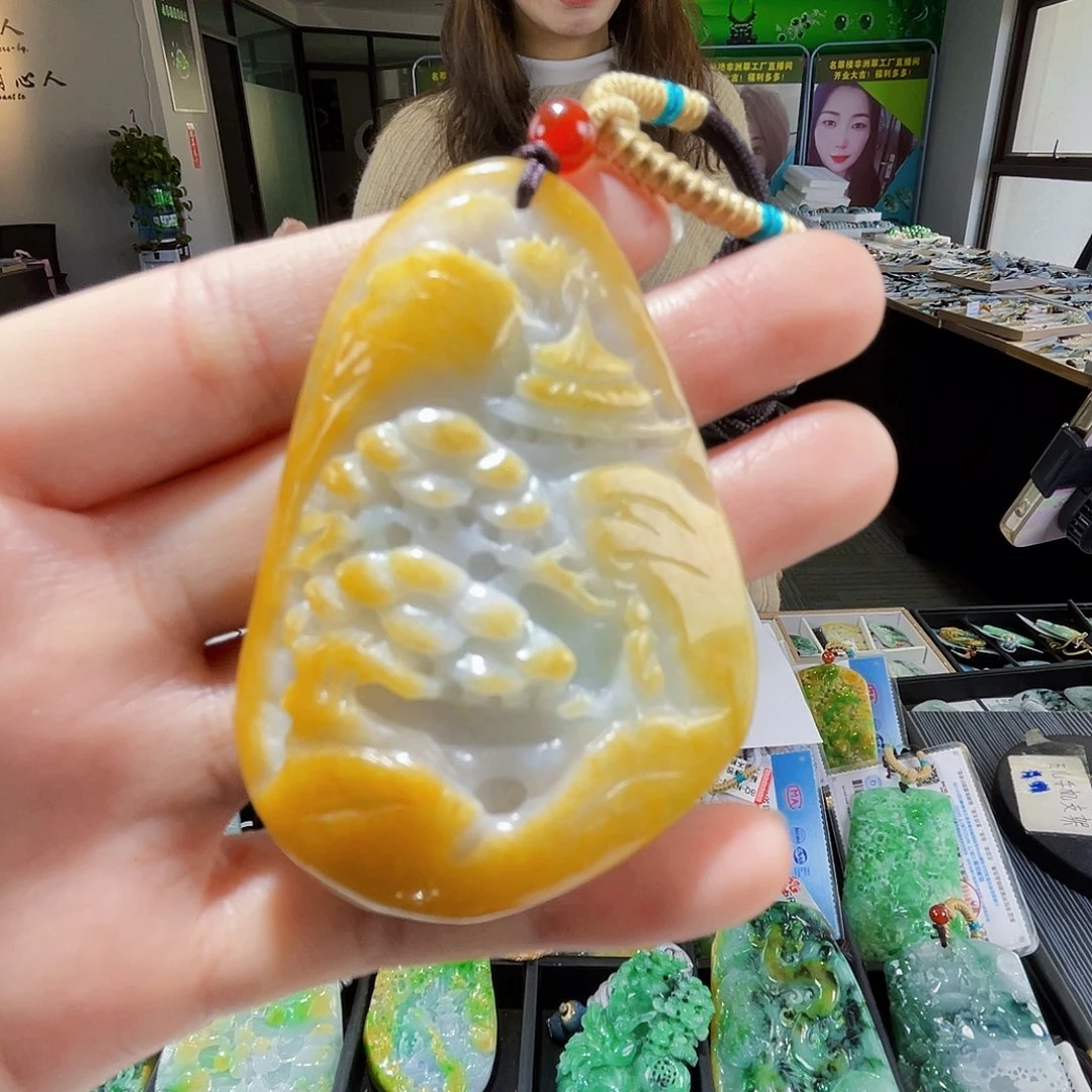 颈饰未镶嵌翡翠翡翠