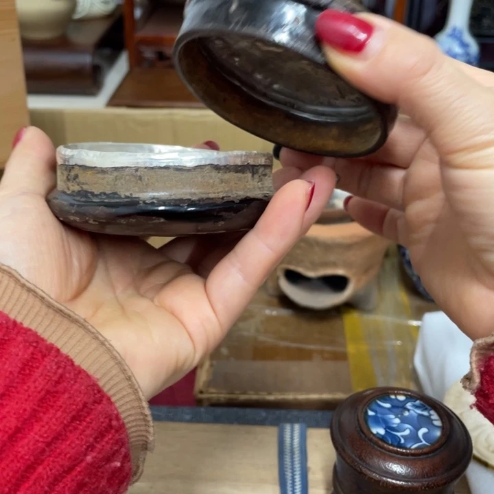 木质木中古艺术品摆件