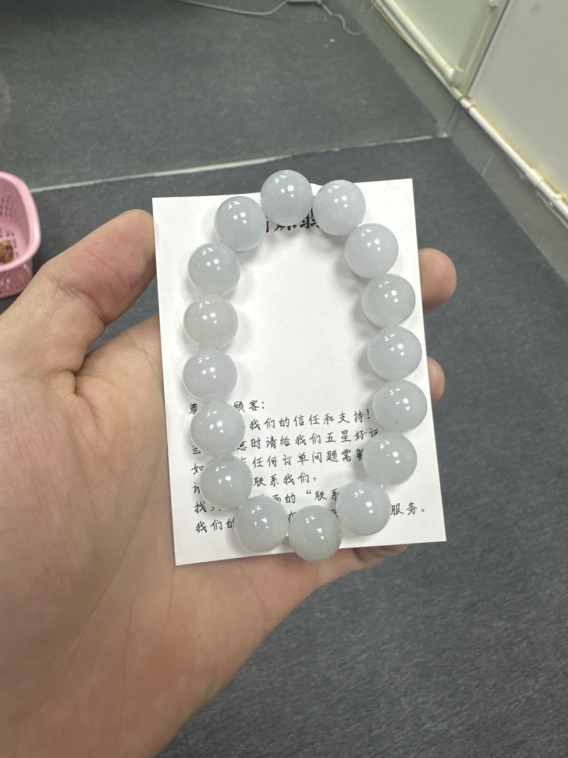 天然缅甸a货翡翠手串