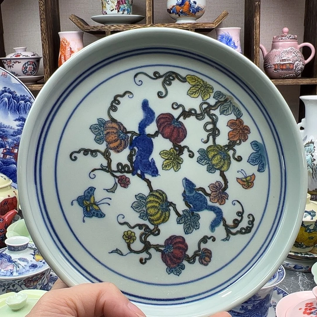 盘陶瓷景德镇陶瓷567老厂瓷93