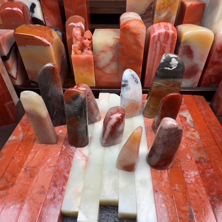 竹***猫老挝石印石篆刻石