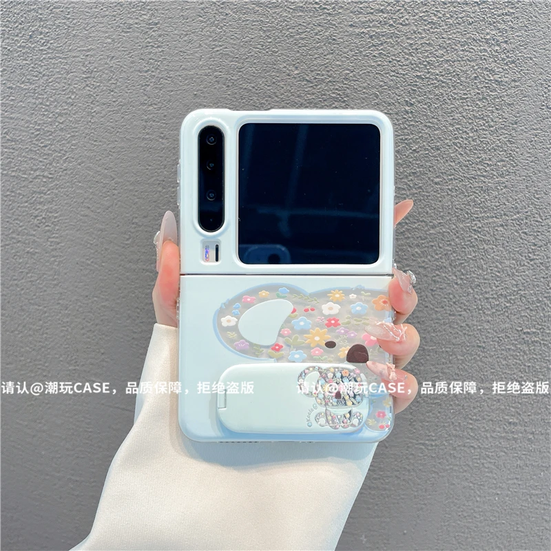 透明折叠壳适用华为荣耀/OPPO/VIVO/小米/三星/华为 puraX手机壳