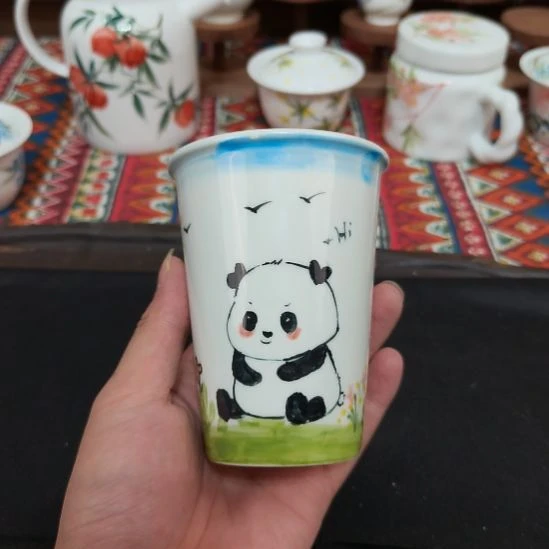 瓷片景德镇手工手绘高温瓷器