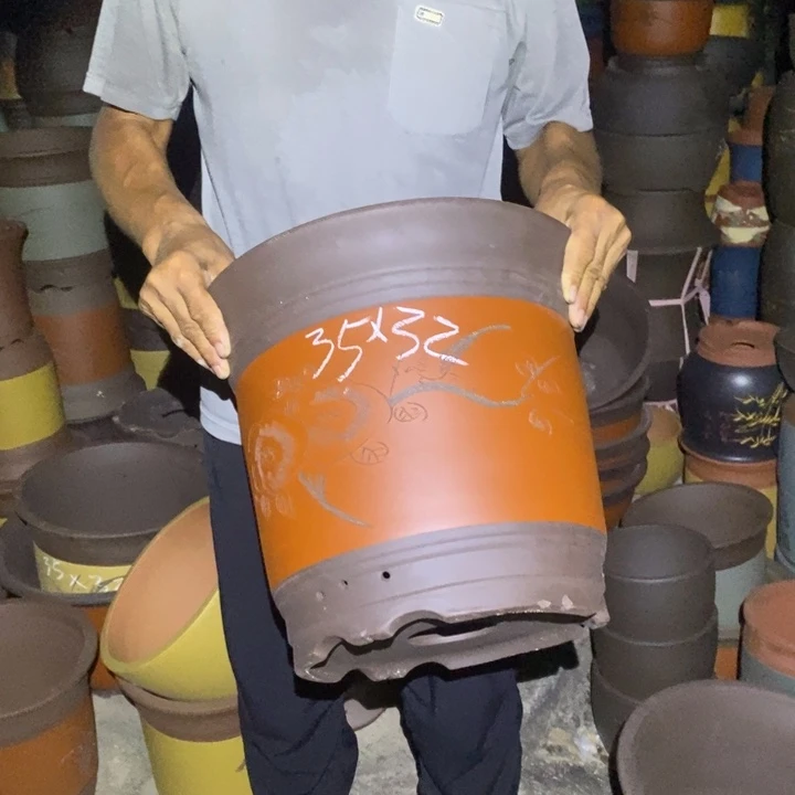 紫砂花盆紫砂花盆