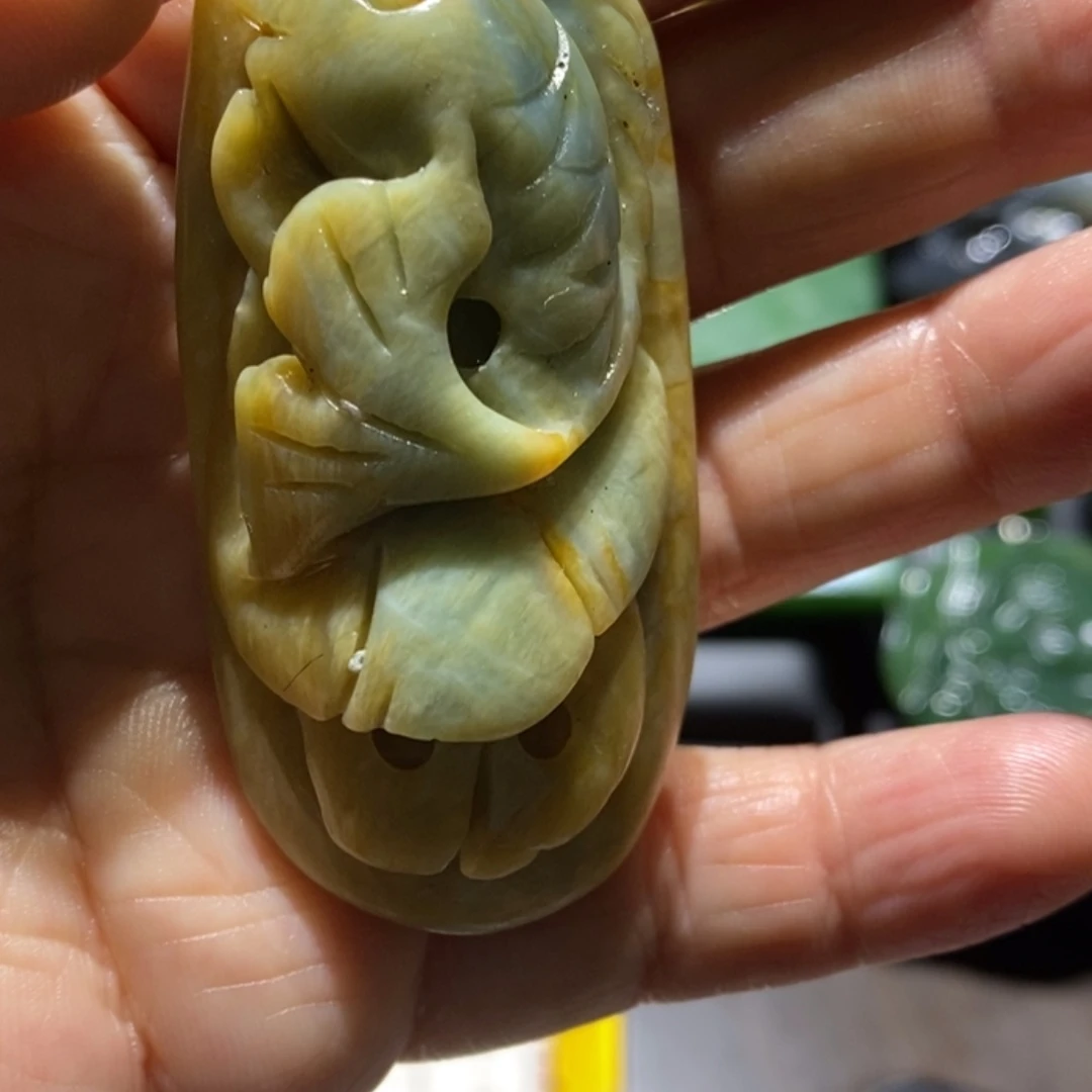 【闪购商品】岫玉毛衣链未镶嵌大*