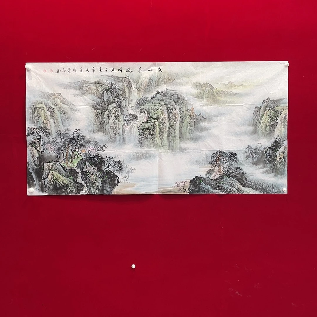 国画凌行志手绘作品