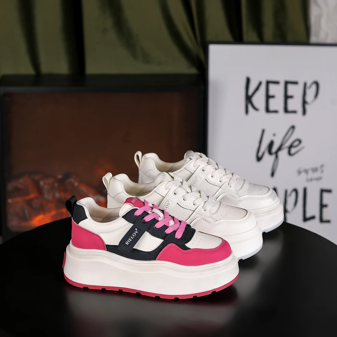 时尚厚底增高6cm潮流百搭女士休闲鞋10D878