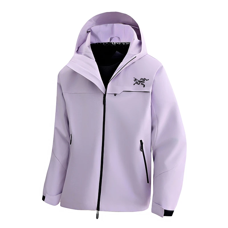 奥莱撤柜2025款男士冲锋衣冬季户外潮流连帽保暖防寒防风防水