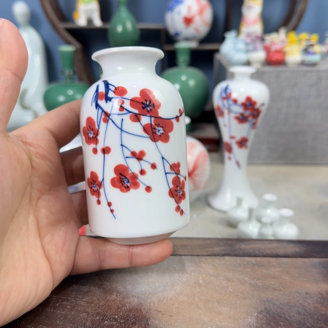 陶瓷手工小花器摆件