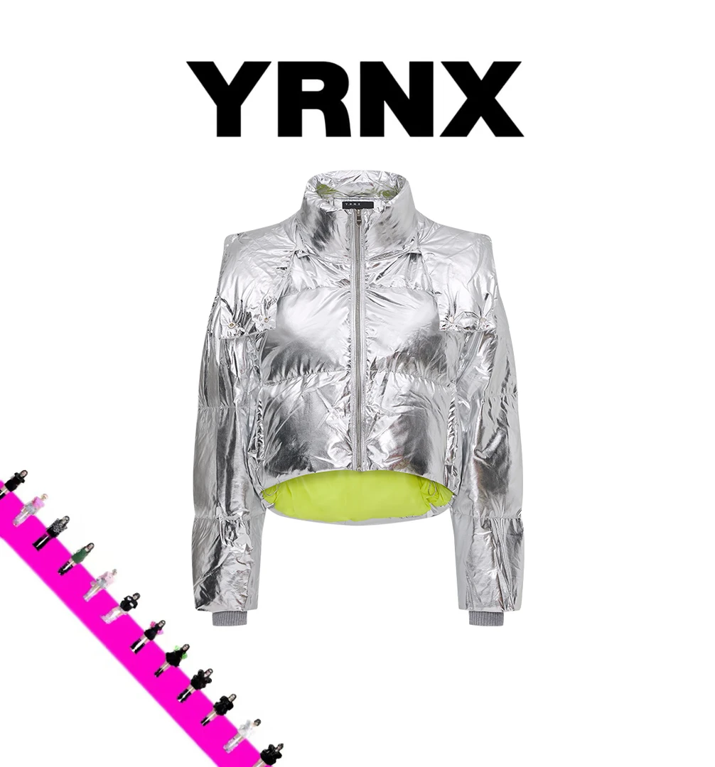 YIRANNAXUAN/伊然納暄「红人上新」小众设计时尚鸭绒短款连帽羽绒服