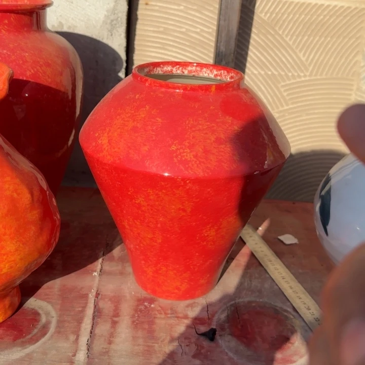 微瑕景德镇手工陶瓷花瓶