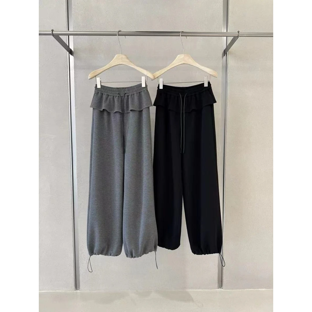 【仙仙推荐】3R3韩系木耳边屁帘卫裤F3523