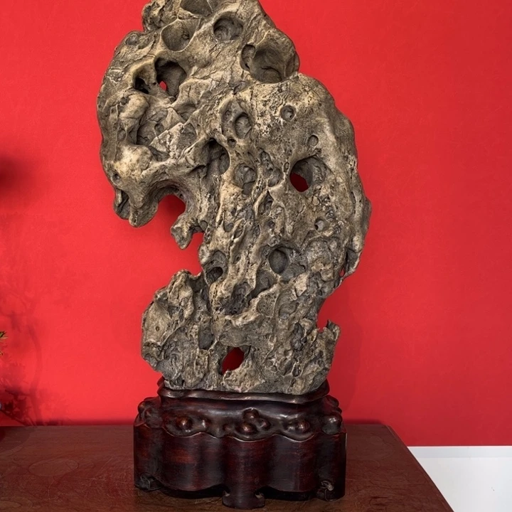 N**k老皮太湖石立供