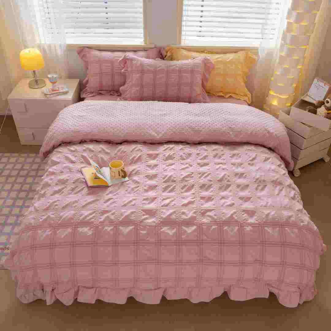 V/雅鹿正品纯色孤品高品质单人双人四件套直播间听清主播介绍下单