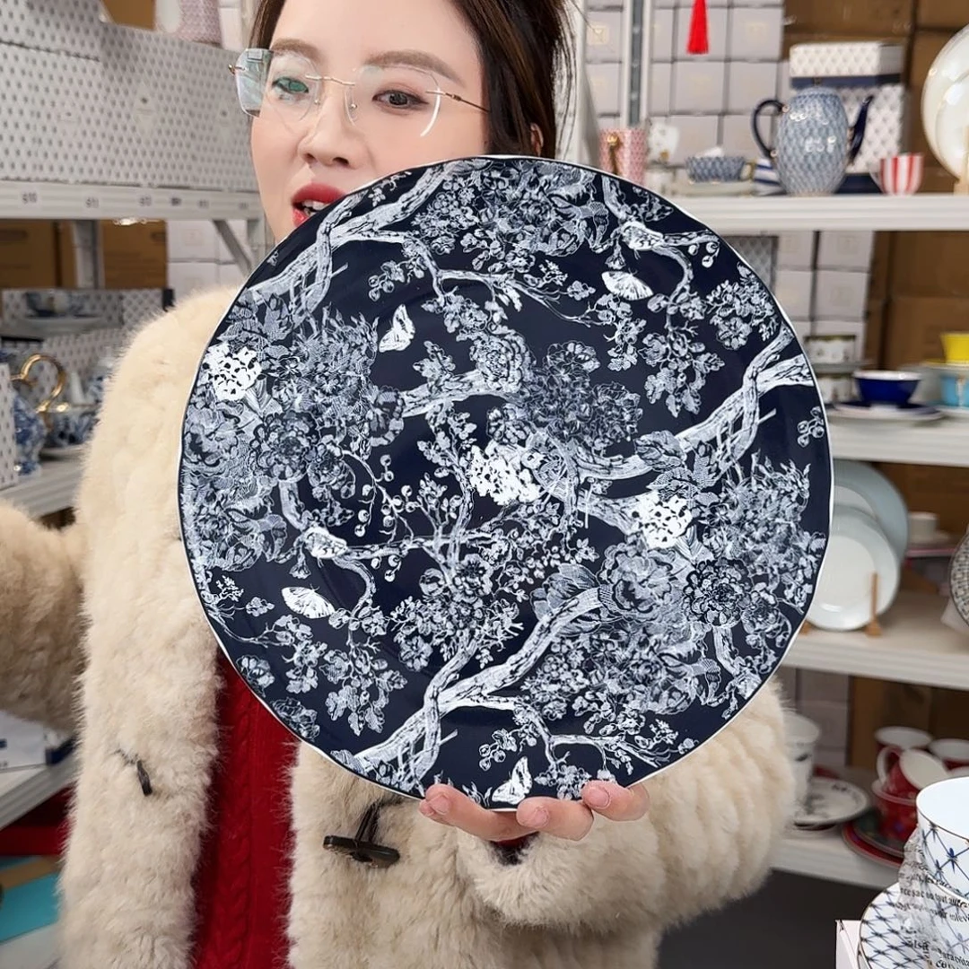 骨瓷高骨12英寸平盘30.5cm一个