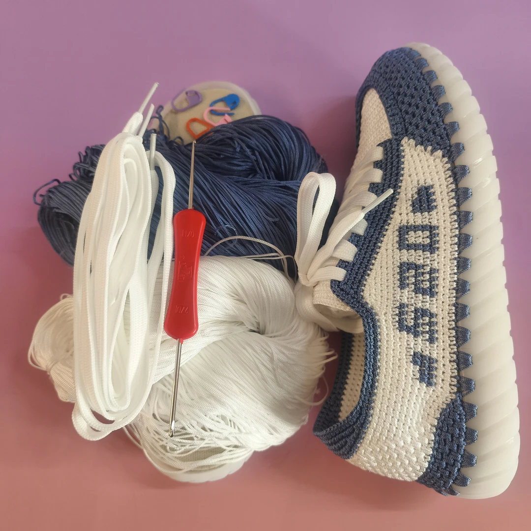 《半成品材料包》手工编织520外钩款。