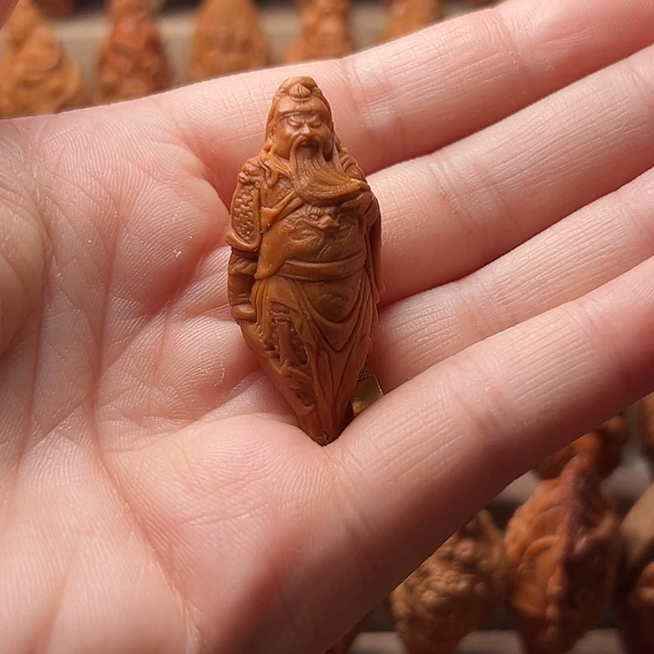 姥***爷橄榄核吊坠橄榄核