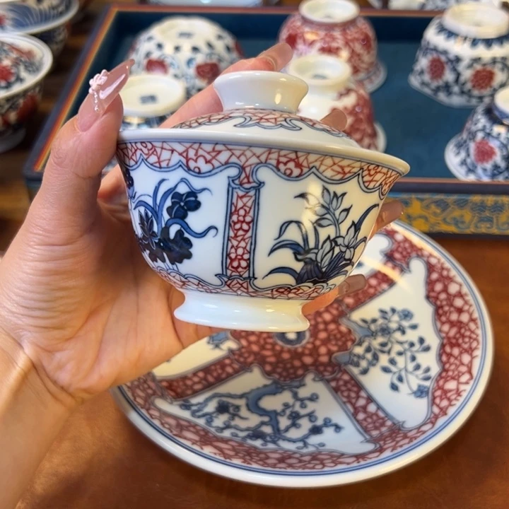 瓷片景德镇陶瓷手工手绘