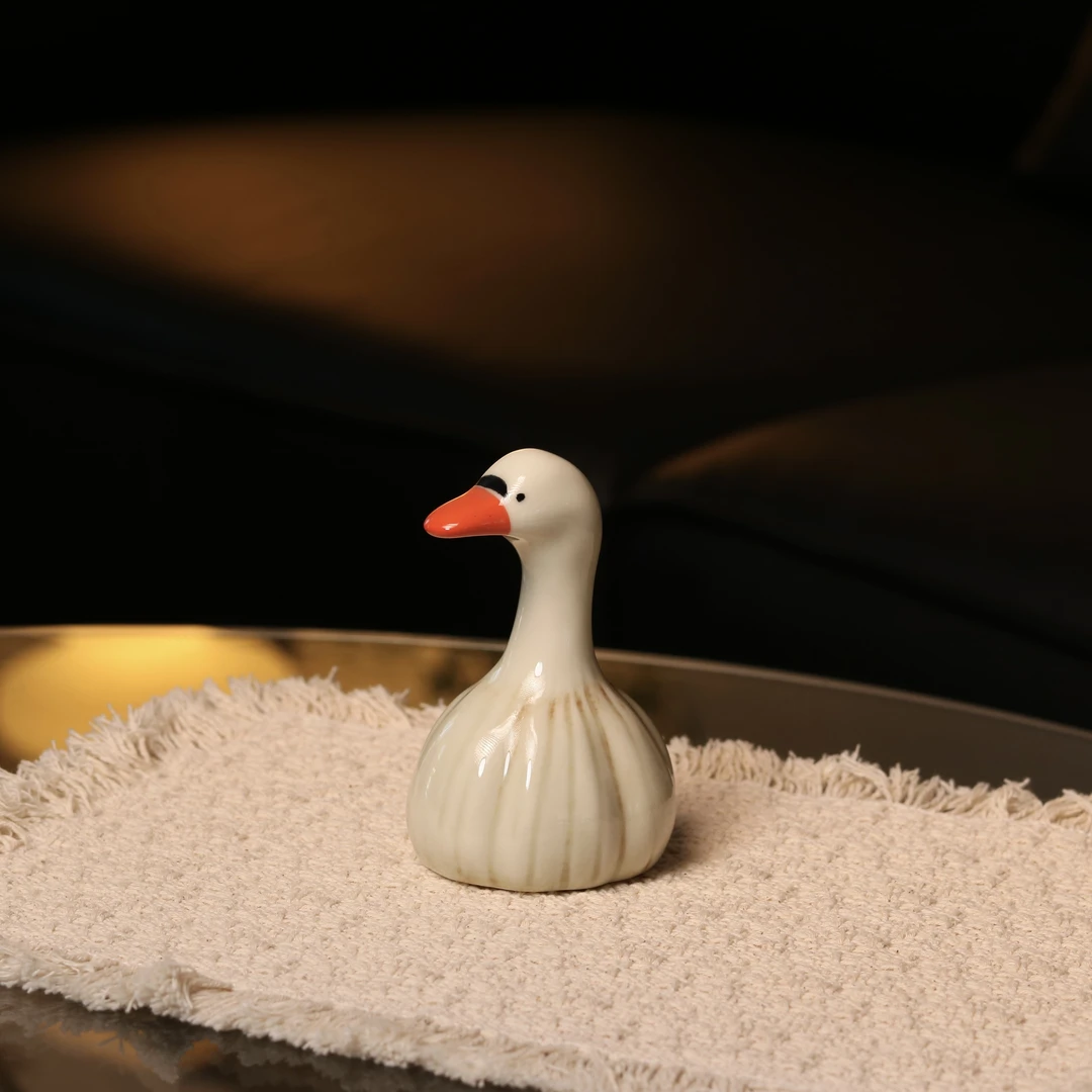 陶瓷摆件 茶宠 算了鸭 鸭鸭