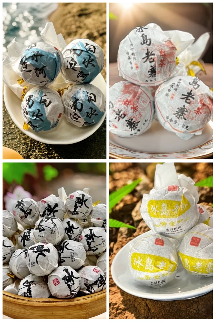 新人品鉴装 白水河+红茶+熟茶+黄金叶（四款龙珠每款5颗支持试喝）