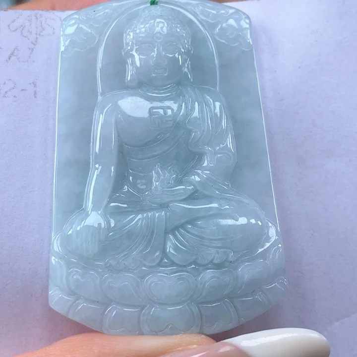 颈饰未镶嵌翡翠阿弥陀佛吊坠