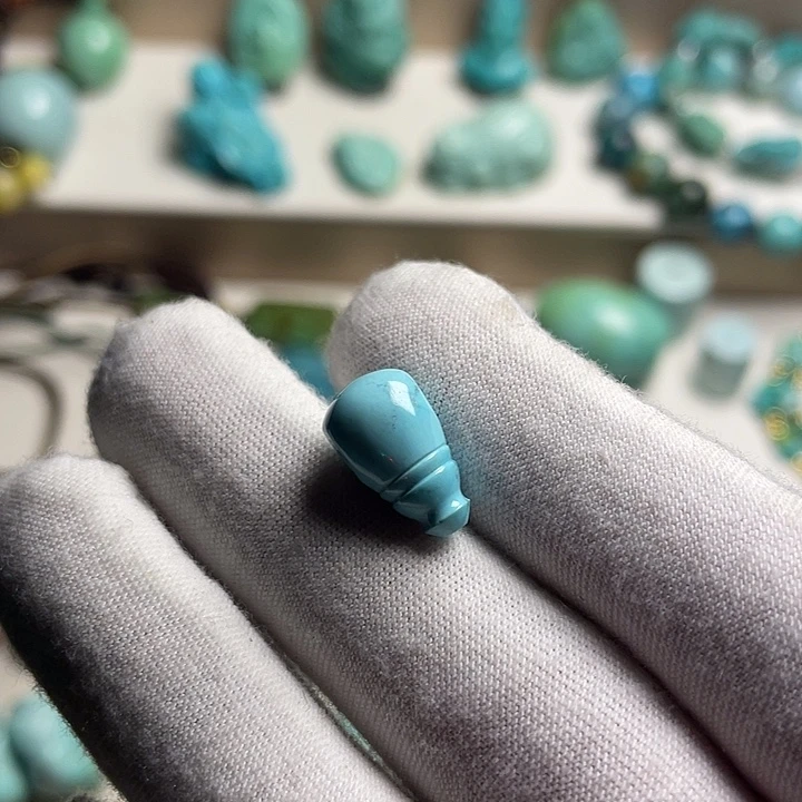 绿松石未镶嵌绿松石三通2