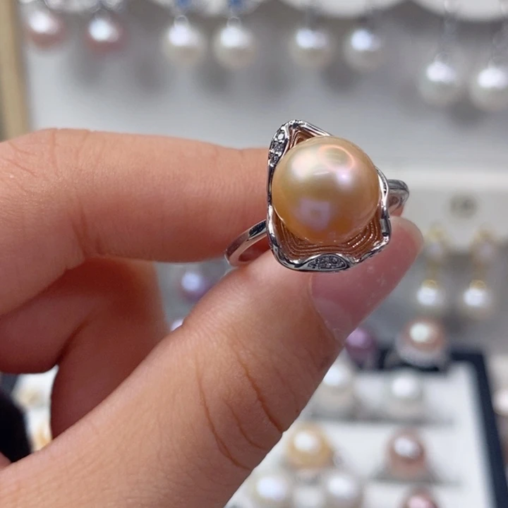 淡水珍珠未镶嵌戒指