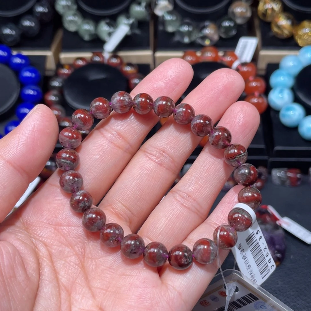 水晶手串未镶嵌西****妈极光手链