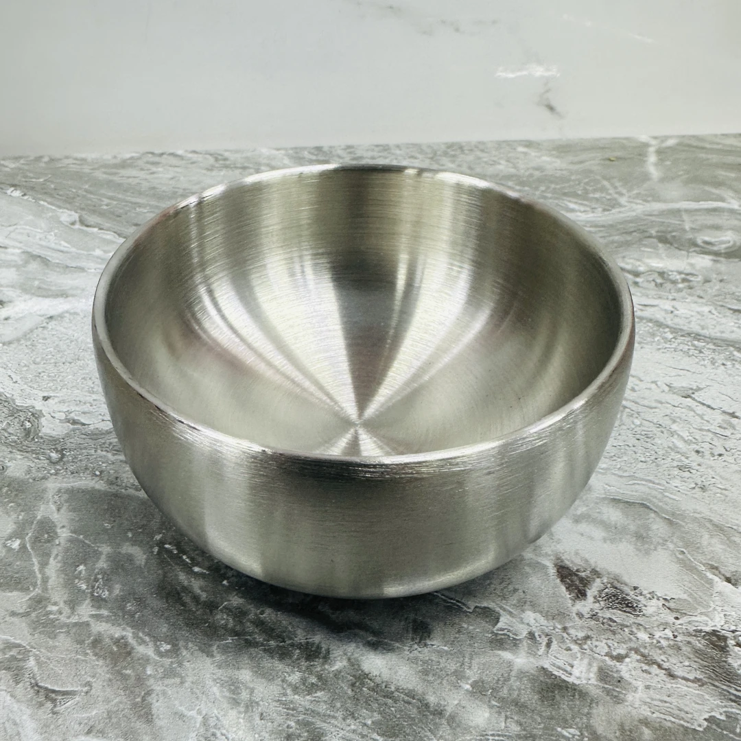 304食品级抽真空双层防烫米饭碗【10.5CM】