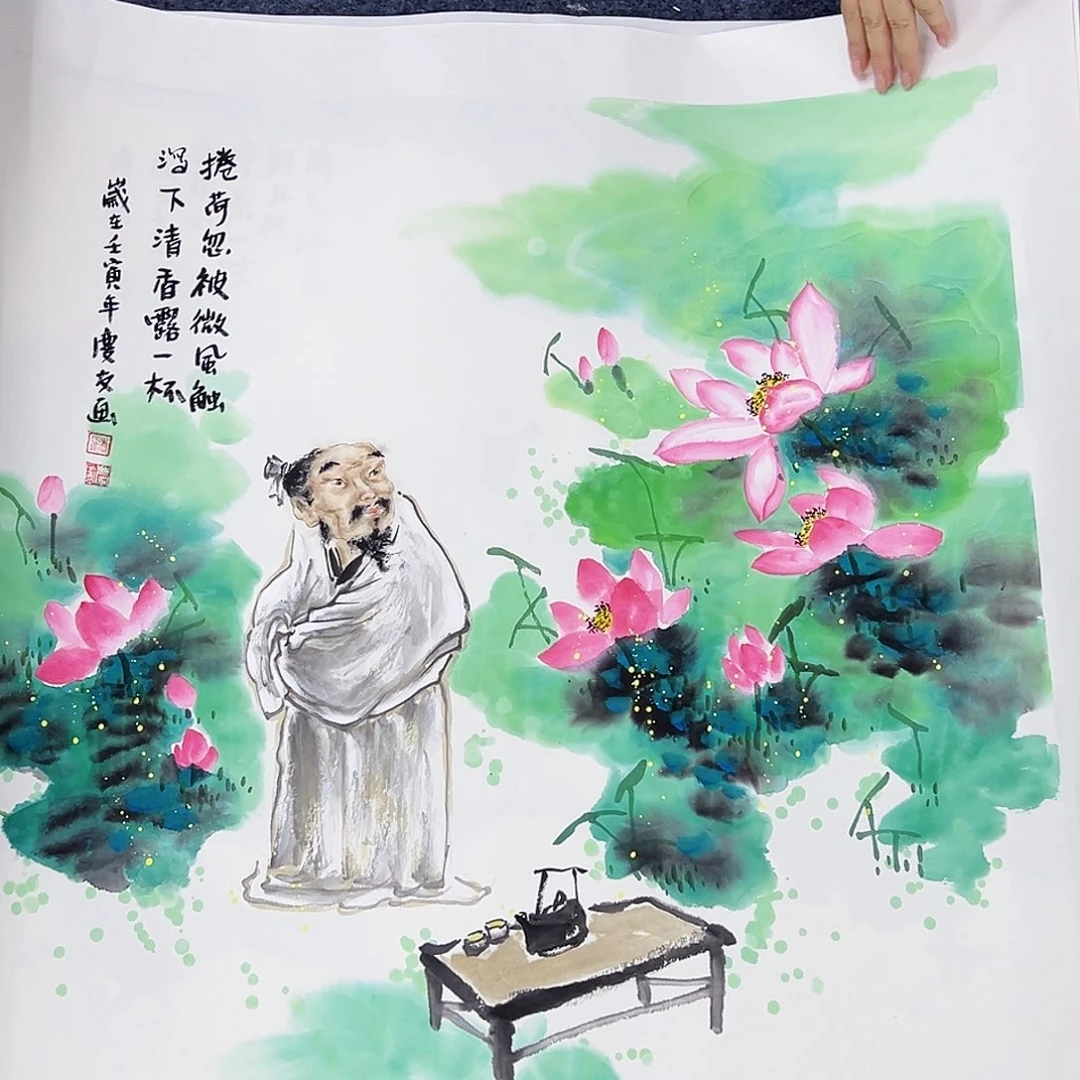 国画事事顺心如意万事如意万事